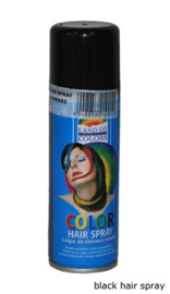 Black hair spray