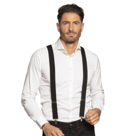 Bretels Basic zwart