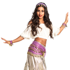 Set Belly dance lila
