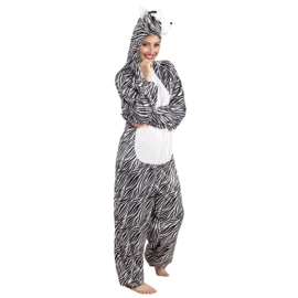 Kostuum Zebra pluche (max. 1.95 m)