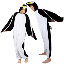 Kostuum Pinguïn pluche (max. 1.65 m)
