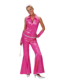 Disco groovy woman jumpuit arm pieces maat 36/38