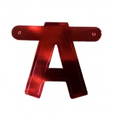 Banner letter A Rood 1 pcs