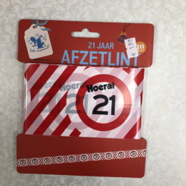 Verkeer Afzet lint 21 ( plus minus 10 m)