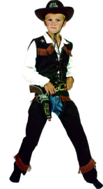 Cowboy vest, chaps maat 104