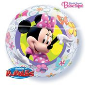 22 inch folie ballonbubble Minnie mouse wordt geleverd zonder helium