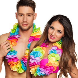 Hawaïkrans Rainbow de luxe XL