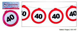 Verkeer 40 jaar verkeerslinger 12 meter 15 signs