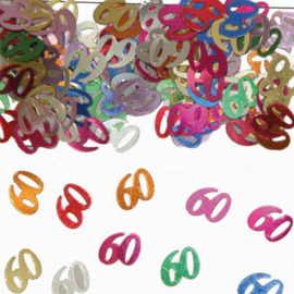 tafel confetti 60 jaar