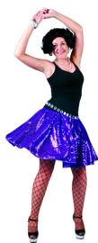 Disco verstelbare Rok Purple one size