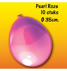 Ballonnen Parel Roze 30 cm 10 stuks