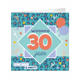 XL Kaart 30  jaar