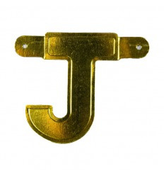 Banner letter J Goud 1pcs