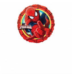 Spiderman follie ballon 43 cm wordt geleverd zonder helium