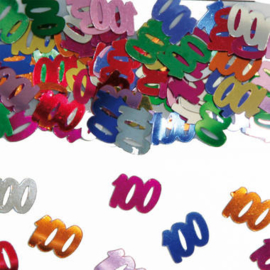 tafel confetti 100 jaar
