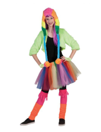 Rainbow Skirt Woman one size