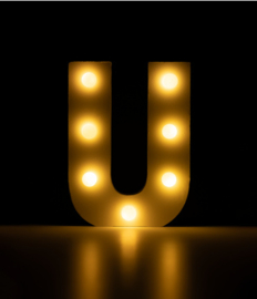 light Letter U