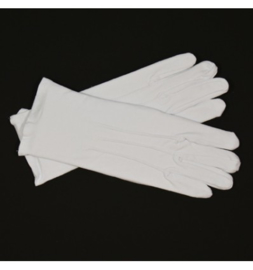 Handschoenen wit  luxe maat XL