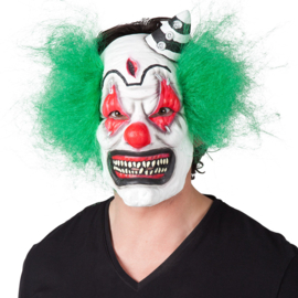 Latex gezichtsmasker Horror clown