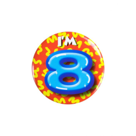 Button 8 jaar