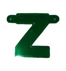Banner letter Z  Groen 1 pcs