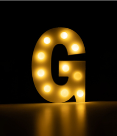 light Letter G