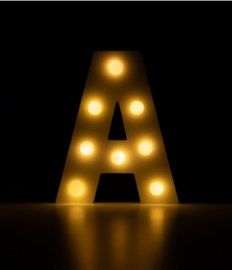 light letter A