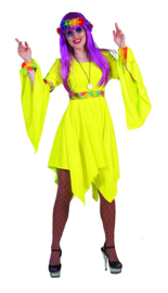 Hippy flo yellow dress maat 36/38