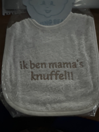 Slab. Ik ben Mama's knuffel cremé/bruin