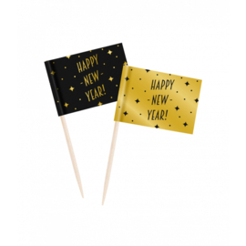 Classy party cocktail picks - Happy new year 50 pcs