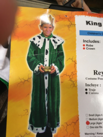Kings Robe Crown  maat 7/10 jaar