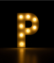 light Letter p