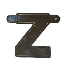 Banner letter Z  Zilver 1 pcs