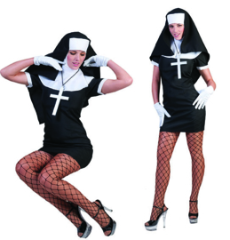 Sister Maria dress hood with collar maat 32/34