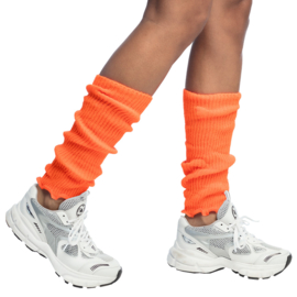 Beenwarmers Basic neon oranje