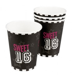 BEKERTJES "SWEET 16" (6 STUKS)