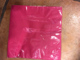 Servetten 33x33 cm Magenta