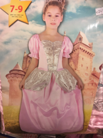 Princess Tiara, dress, With Petticoat maat 128