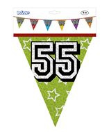 Vlaggenlijn 55 jaar ca 8 meter