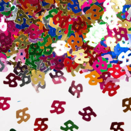 tafel confetti 55 jaar