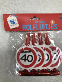 Verkeer 4 rolfluitjes 40 jaar