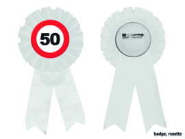 Rozet 50 jaar Wit