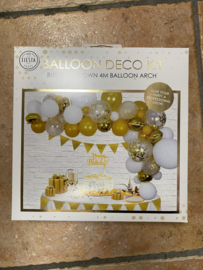 Deco pakket ballonnen goud