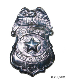 Badge, plastic