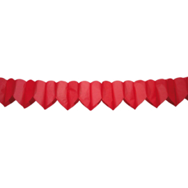 Slinger Hartjes Rood Art. nr.: 07246 Slinger Hartjes Rood. Inhoud: 1 slinger. Kleur: Rood. Bijvoorbeeld te gebruiken tijdens de volgende feestgelegenheid/feestgelegenheden: Valentijnsdag, Bruiloft. Deze vlaggenlijn is 6 meter lang.