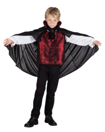 Boy Shirt cape With collar & jabot maat 7/9 jaar