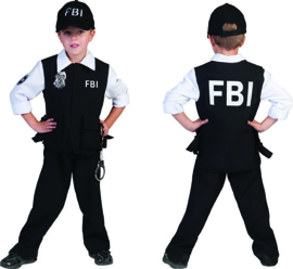 FBI  maat 116 Shirt, Trousers, Cap