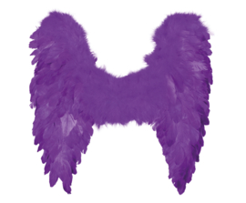 Wings purple 50x50 cm