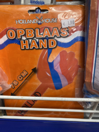 Opblaashand