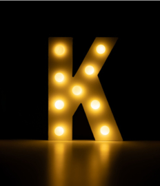 light Letter K